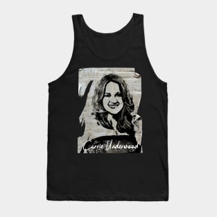 Carrie Underwood 80s Vintage Old Poster Tank Top